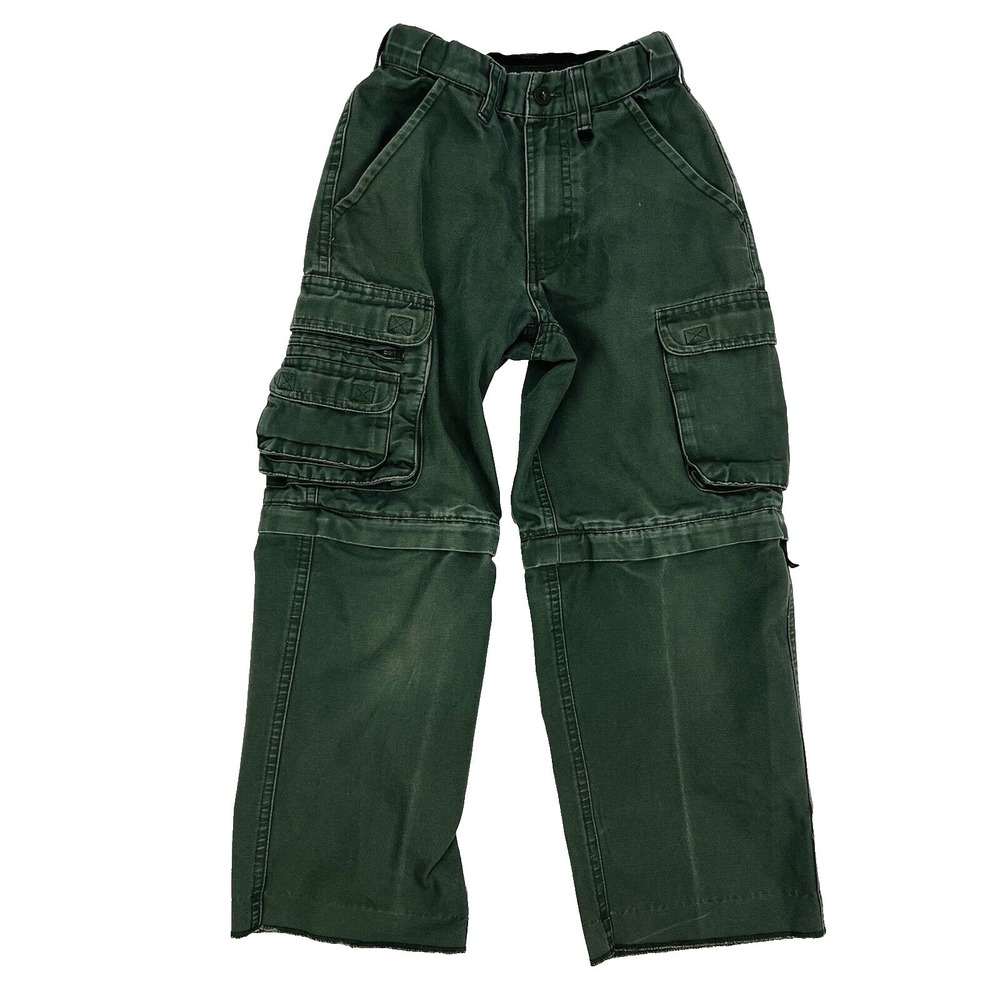 Boy Scouts of America BSOA Green Convertible Uniform Pant/Short Youth Size 6
